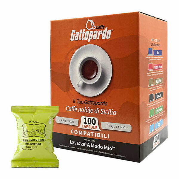 GATTOPARDO INSONNIA capsule compatibili A MODO MIO pz.100