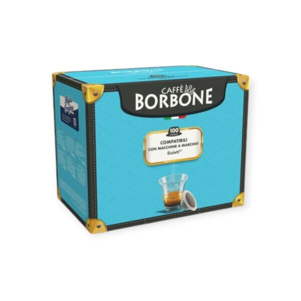 BORBONE Blu capsule compatibili BIALETTI pz.100